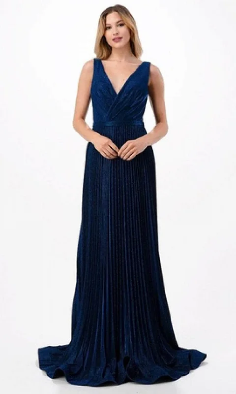 Trevi Collection L2714 - Pleated A-Line Prom Dress