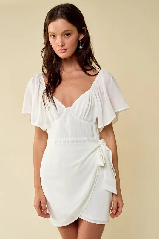 Talia Dress-White