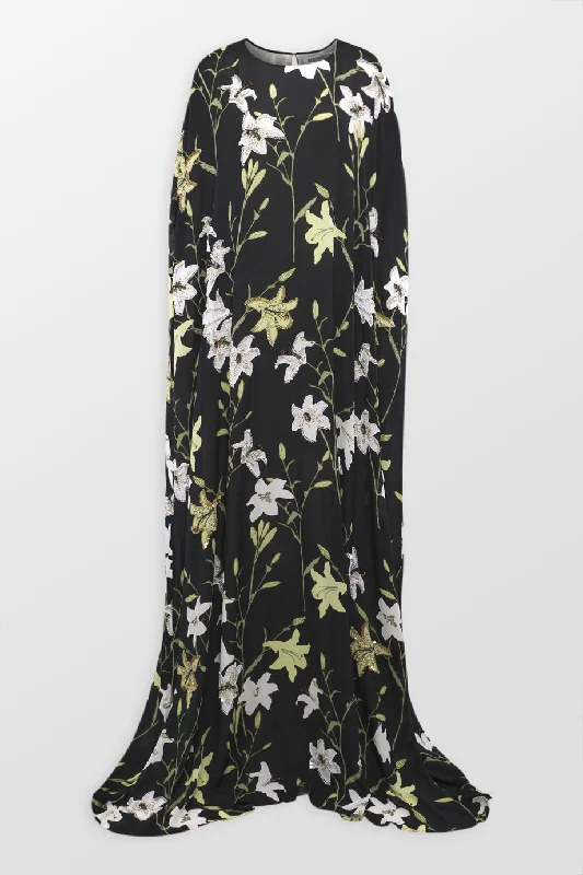 Eleonore Embroidered Evening Dress