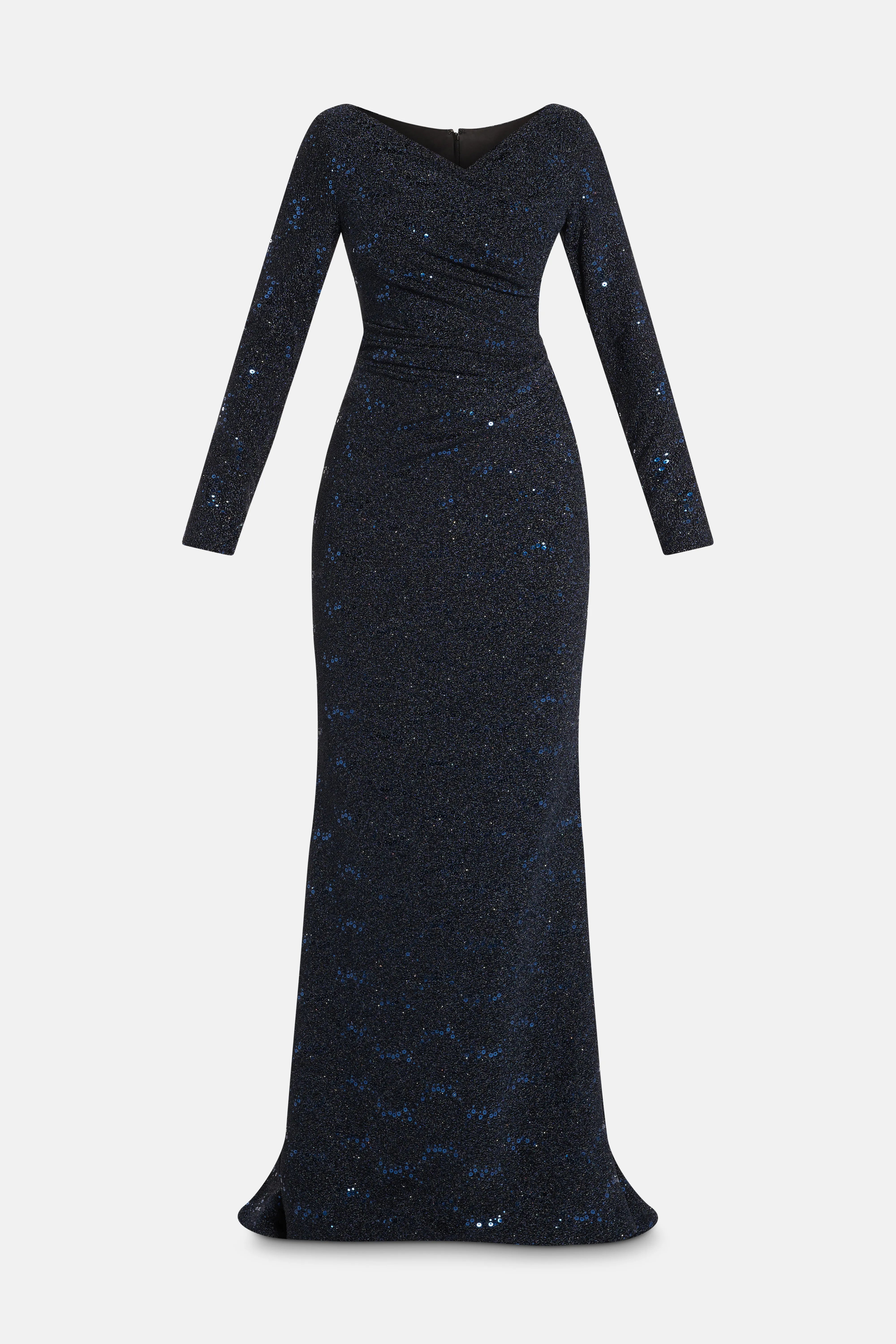 Stardust Jersey Evening Dress