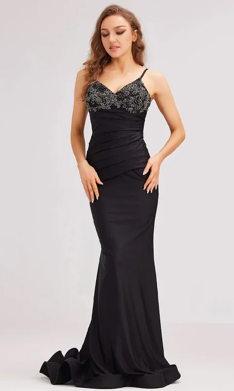 J'Adore Dresses J23004 - Sleeveless Trumpet Prom Dress