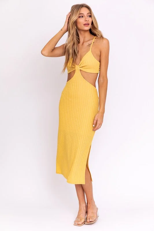FINAL SALE Kora Dress-Yellow
