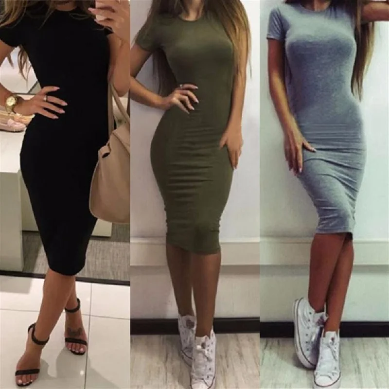 Women One-piece dress with hips
