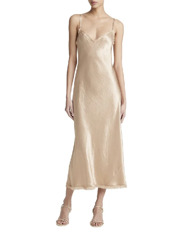Vince Fray Edge Cami Bias Dress