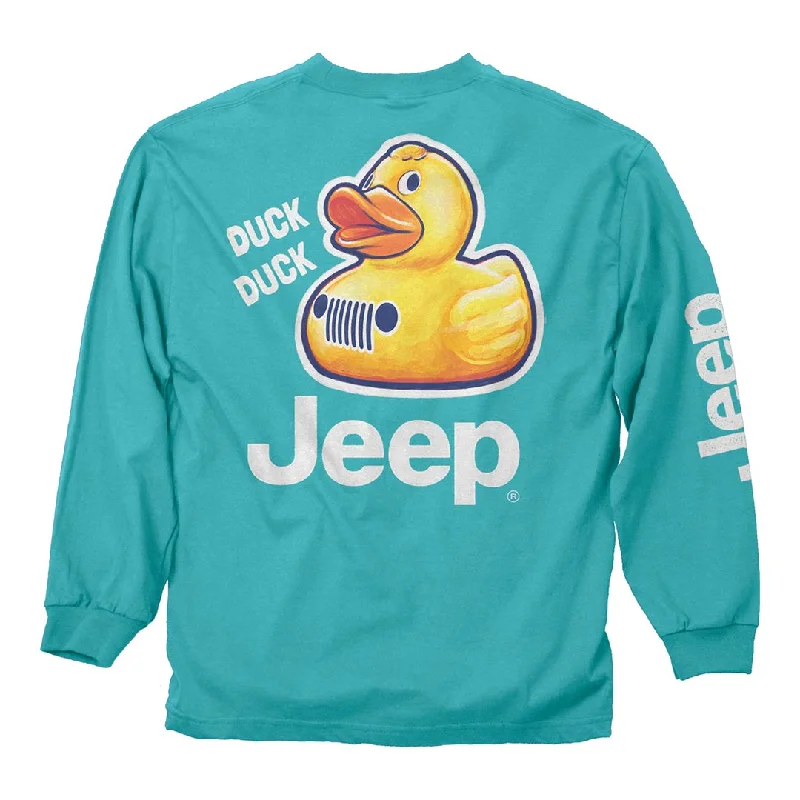 Jeep - Duck Duck Long Sleeve Shirt Elegant Lace Short Sleeve