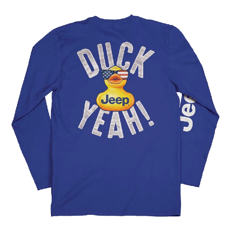 Jeep - Duck Yeah Long Sleeve Shirt Soft Silk Short Sleeve