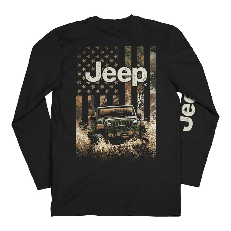 Jeep - Freedom Outdoors Long Sleeve Shirt Casual Cotton Short Shirt