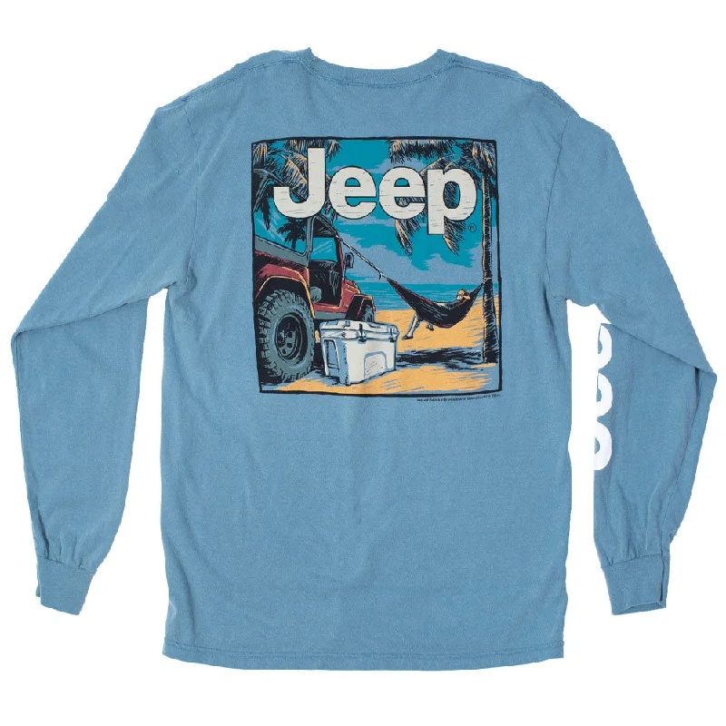 Jeep - Hammock Life Long Sleeve Shirt Stylish Round Neck Shirt