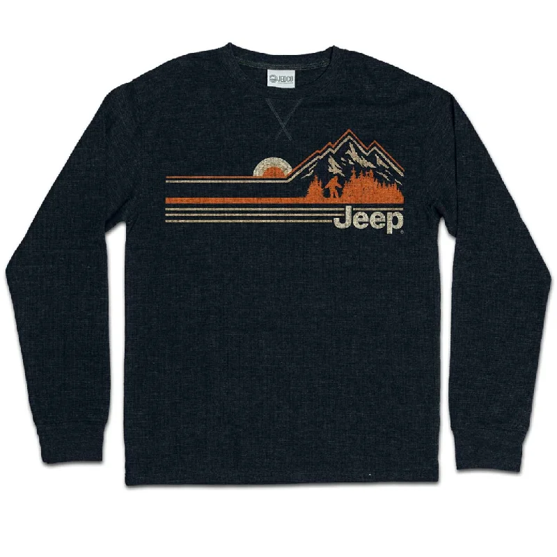 Jeep - Sasquatch Mountain Thermal Shirt Elegant Silk Short Shirt