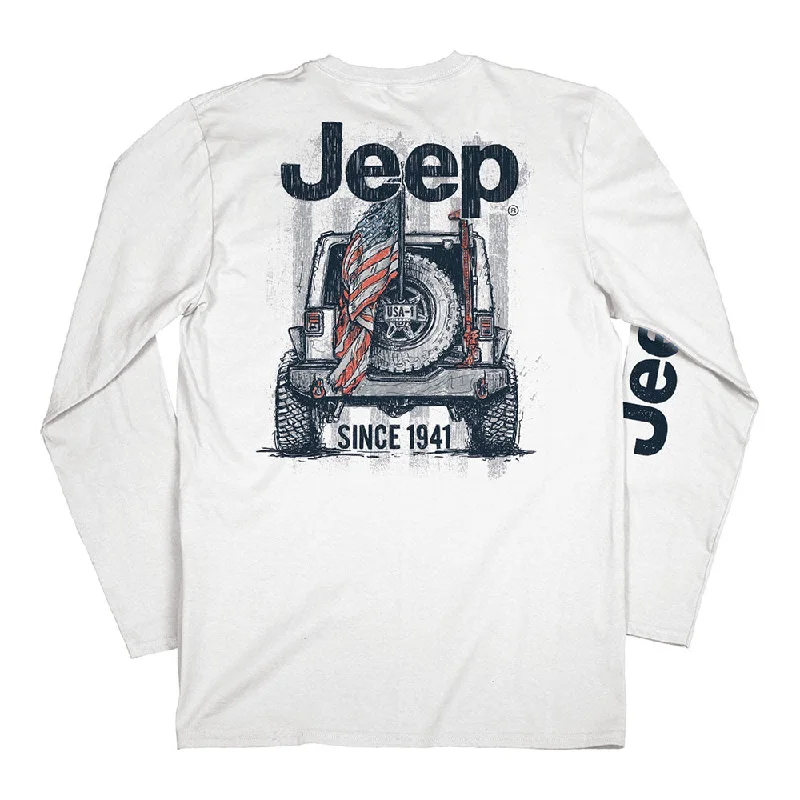 Jeep - USA 1 Long Sleeve Shirt Modern Fit Short Sleeve