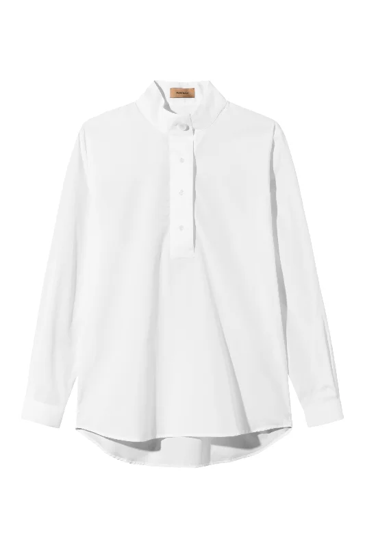 SERA SHIRT WHITE Cozy Summer Short Shirt