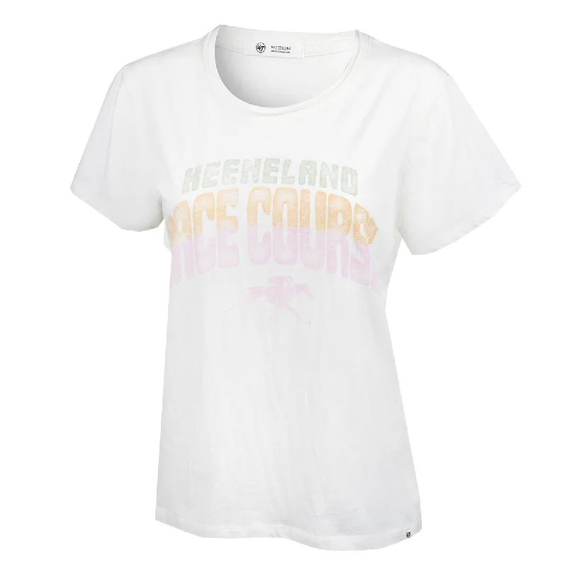 '47 Brand Keeneland Women's Far Out Tee Lace Blend Ribbed Blend Corduroy Blend