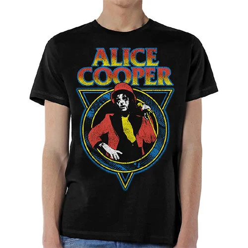 Alice Cooper | Official Band T-Shirt | Snake Skin Hooded Caped Shawl Collar