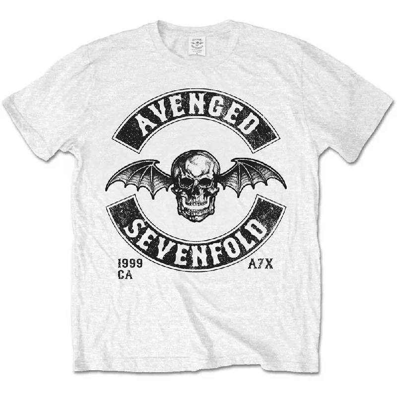 Avenged Sevenfold | Official Band T-Shirt | Moto Seal Hooded Caped Shawl Collar