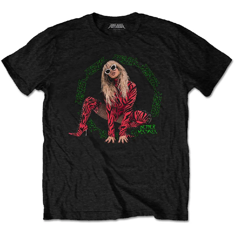 Bebe Rexha | Official Band T-Shirt | Better Mistakes Zippered Buttoned Snapped