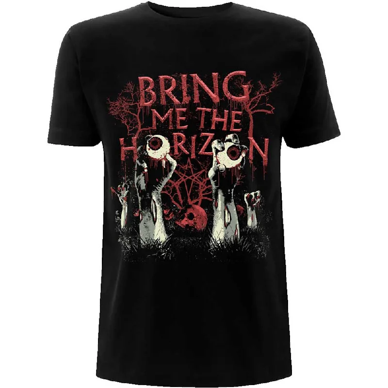 Bring Me The Horizon | Official Band T-Shirt | Graveyard Eyes Lace Blend Ribbed Blend Corduroy Blend