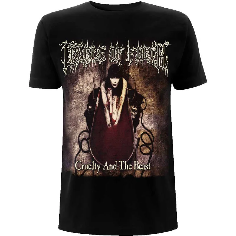 Cradle Of Filth | Official Band T-Shirt | Cruelty & The Beast Front Pockets Side Pockets Patch Pockets