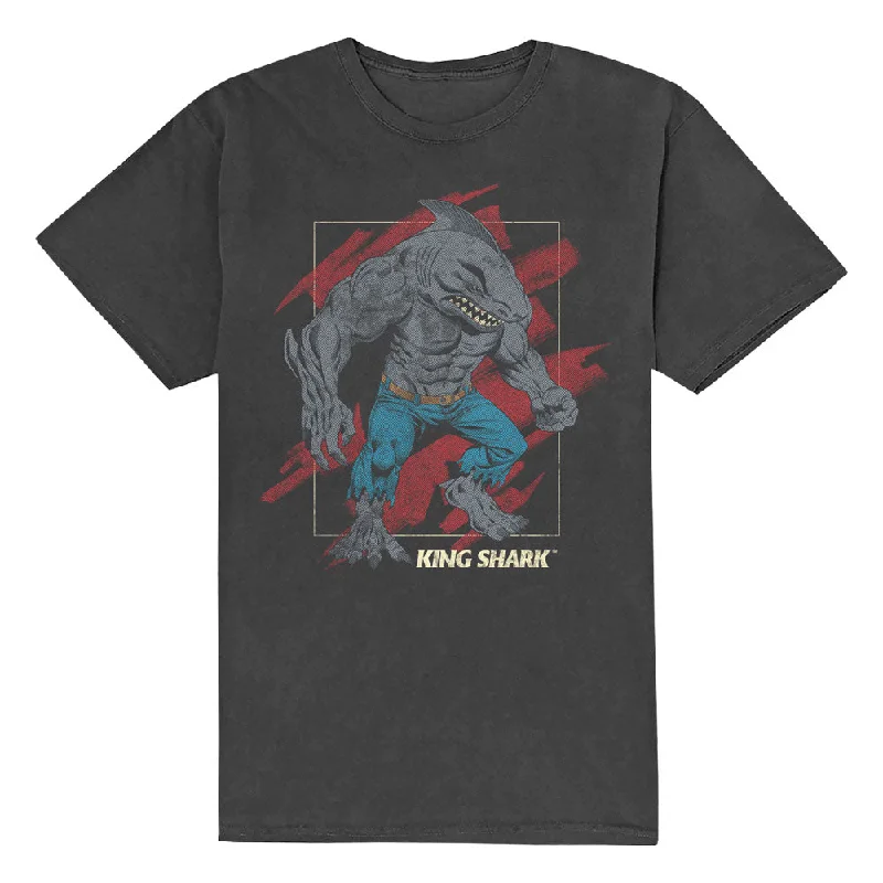 DC Comics | Official Band T-Shirt | King Shark Basic T-Shirt Crew Neck Short Sleeve