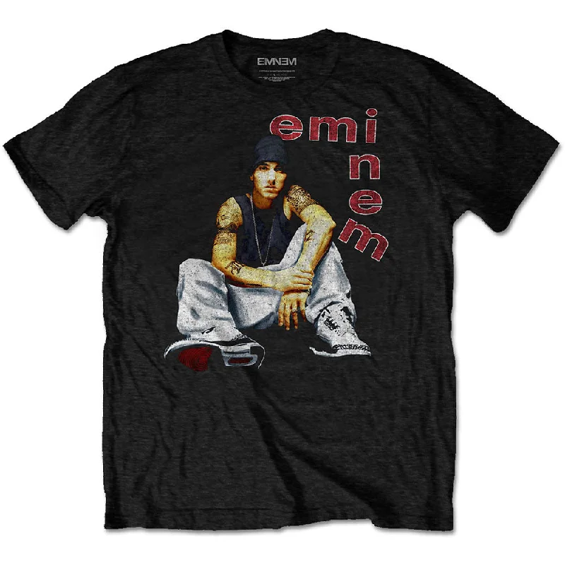 Eminem | Official Band T-Shirt | Letters Chenille Brocade Lace