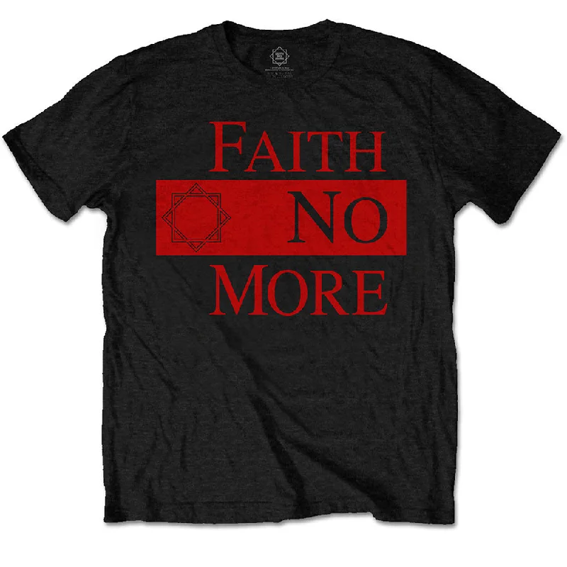 Faith No More | Official Band T-Shirt | Classic New Logo Star Anti-Pilling Machine Wash Handmade