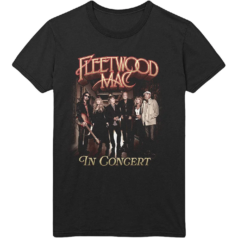 Fleetwood Mac | Official Band T-Shirt | In Concert Collared Crew Neck Turtle Neck