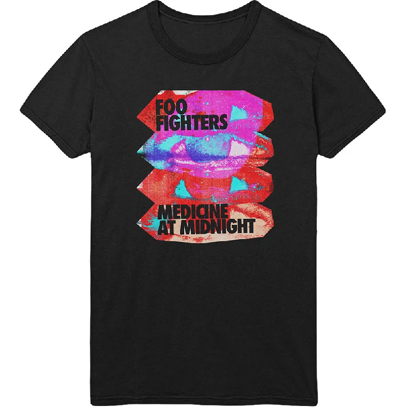 Foo Fighters | Official Band T-Shirt | Medicine At Midnight Front Pockets Side Pockets Patch Pockets