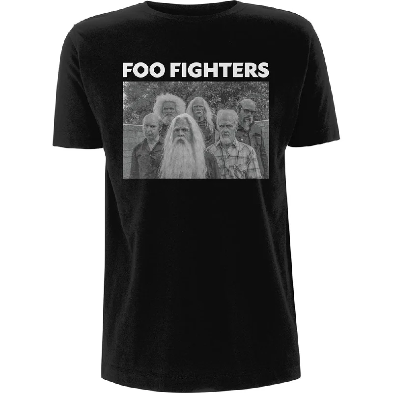 Foo Fighters | Official Band T-Shirt | Old Band Photo Denim Fabric Leather Fabric Suede Fabric