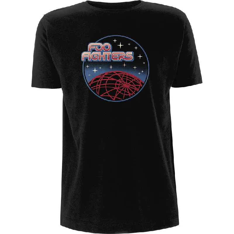 Foo Fighters | Official Band T-Shirt | Vector Space Knit Fabric Woven Fabric Fleece Fabric