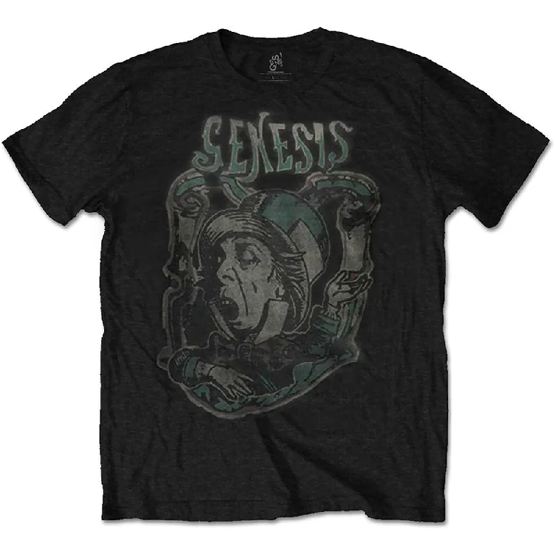 Genesis | Official Band T-Shirt | Mad Hatter 2 Plaid T-Shirt Polka Dot Checkered