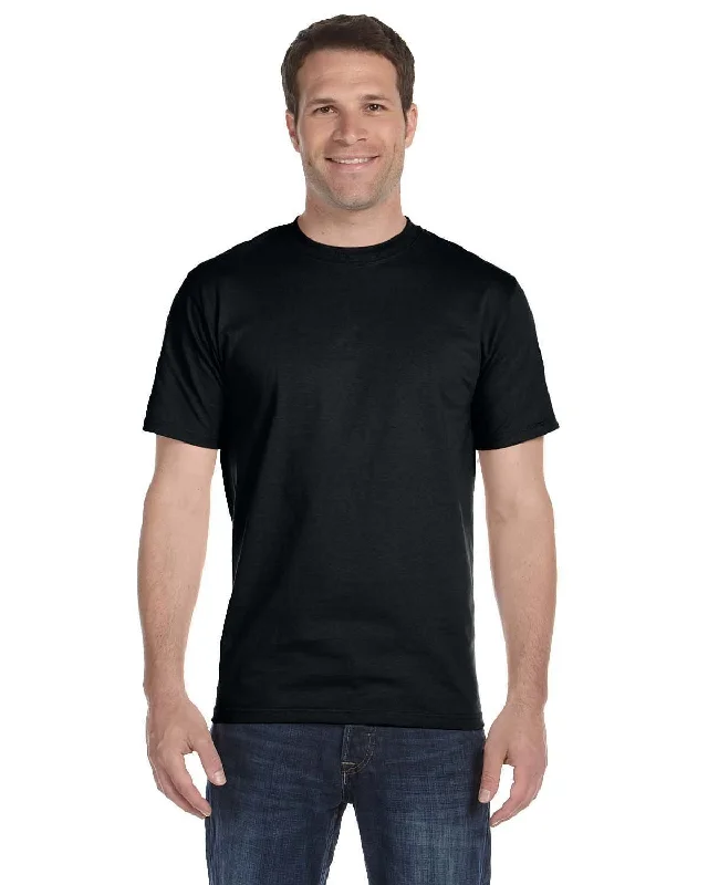 Gildan DryBlend 50/50 T-Shirt | Black Cashmere Blend Cotton Blend Poly Blend