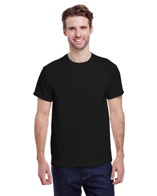 Gildan Heavy Cotton T-Shirt | Black Terry Blend Velvet Blend Canvas Blend