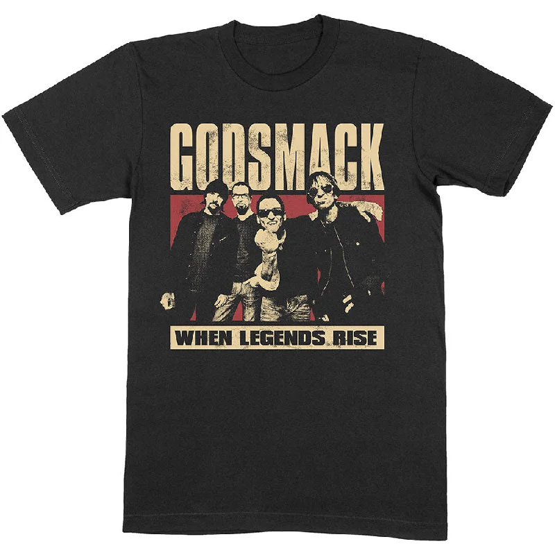 Godsmack | Official Band T-Shirt | Legends Photo Chenille Blend Fleece Blend Nylon Blend