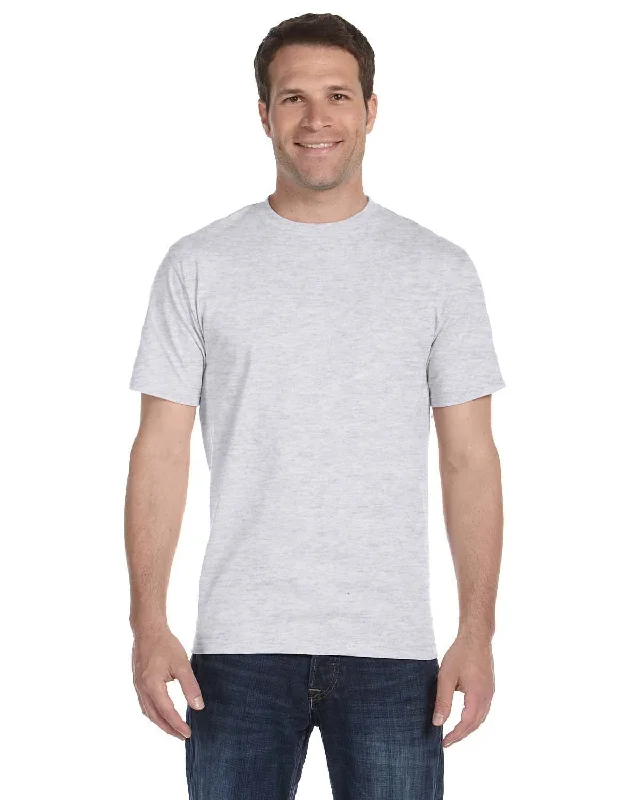 Hanes ComfortSoft 100% Cotton T-Shirt | Ash Mesh Canvas Denim