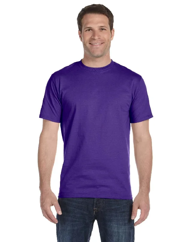 Hanes ComfortSoft 100% Cotton T-Shirt | Purple Rayon Fabric Velvet Fabric Corduroy Fabric