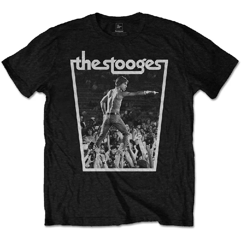 Iggy & The Stooges | Official Band T-Shirt | Crowdwalk Collared Crew Neck Turtle Neck