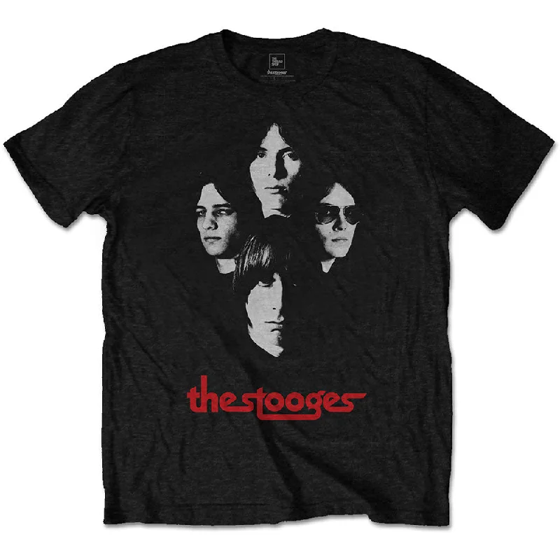 Iggy & The Stooges | Official Band T-Shirt | Group Shot Polka Dot Checkered Tartan