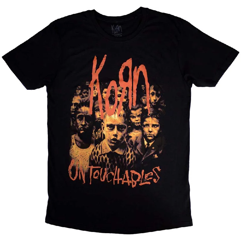 Korn | Official Band T-Shirt | Untouchable Welt Pockets Slit Pockets Flap Pockets