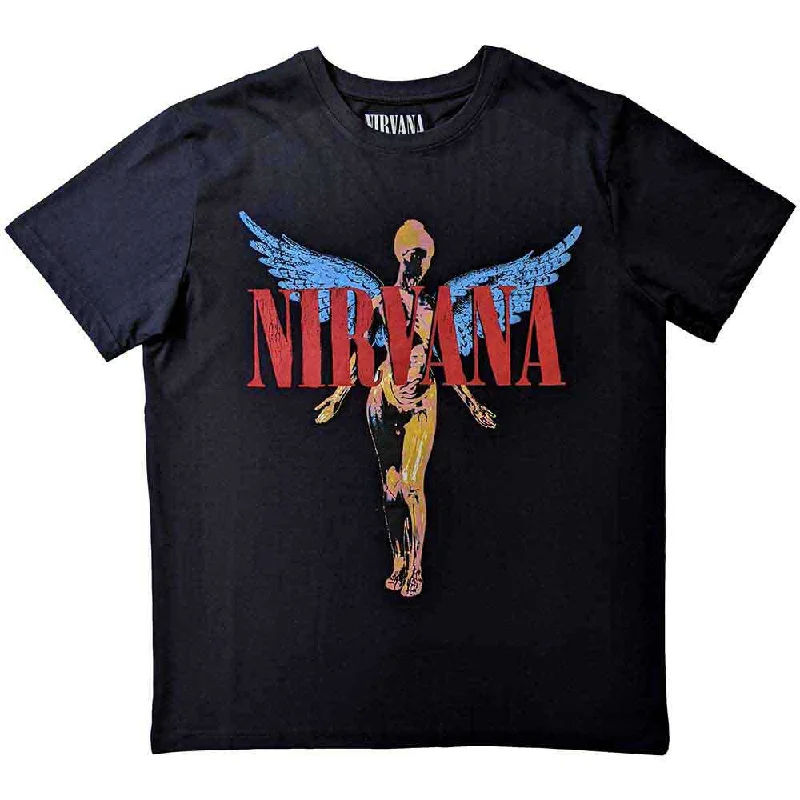 Nirvana | Official Kids Band T-Shirt | Angelic Mesh Blend Leather Blend Suede Blend