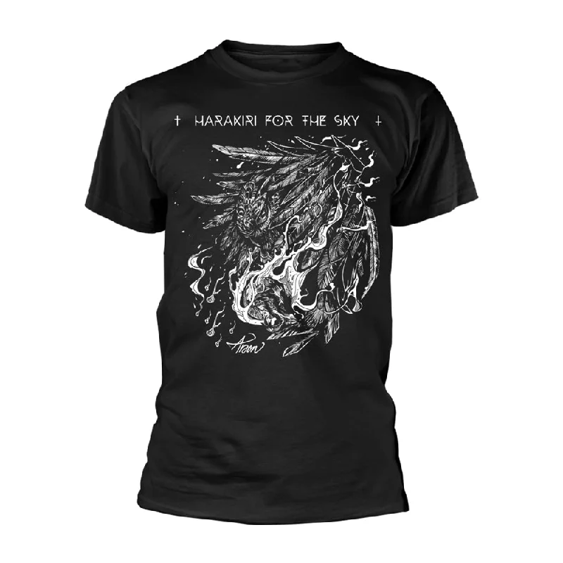 Harakiri For The Sky Unisex T-shirt: Arson White Anti-Pilling Machine Wash Handmade