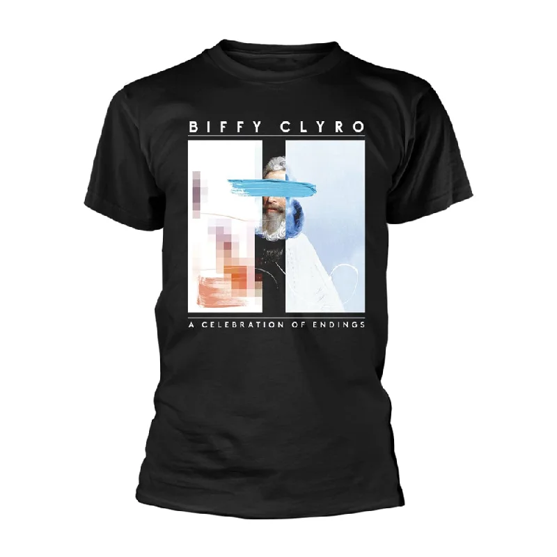 Biffy Clyro Unisex T-shirt: A Celebration Of Endings Graphic T-Shirt Round Neck Polyester