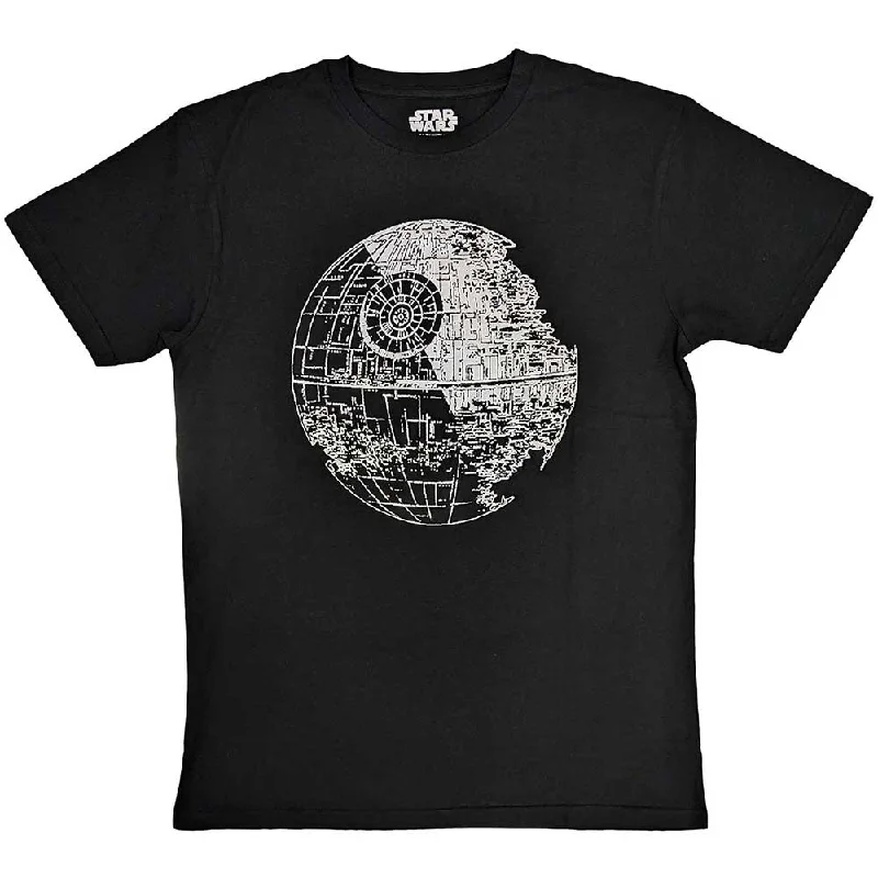 Star Wars | Official  Film T-Shirt | Death Star Rayon Fabric Velvet Fabric Corduroy Fabric