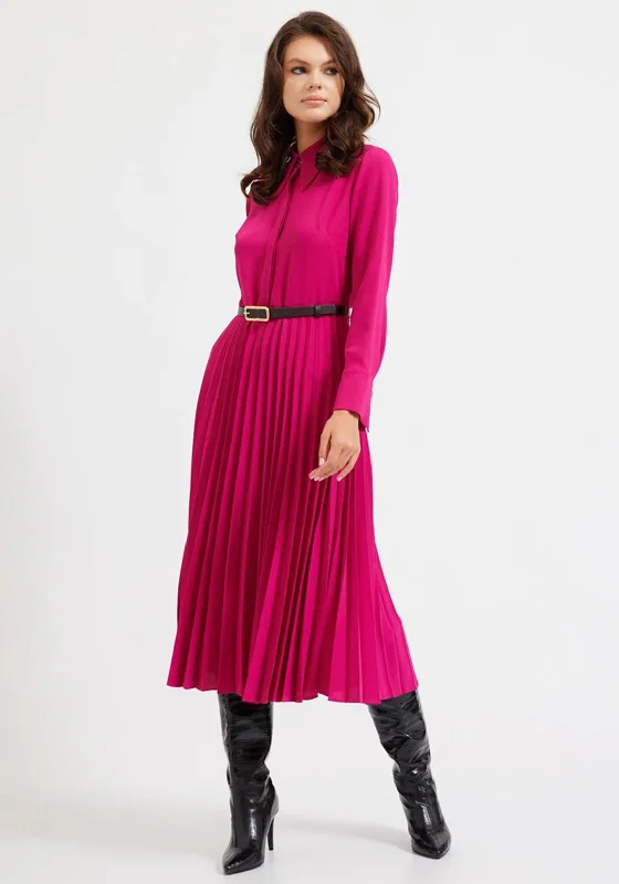 Setre Pleated Skirt Midi Dress, Orchid Comfortable Sleeveless Midi Dress