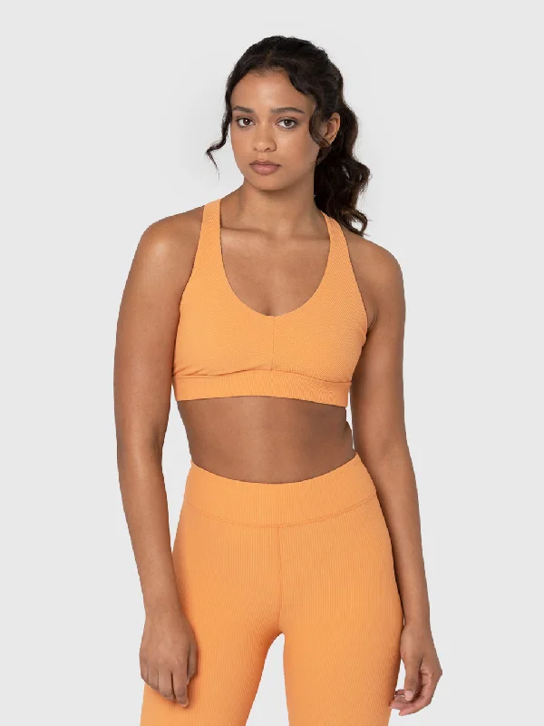 BARRY'S APRICOT RIB BRA Versatile Bralette Set