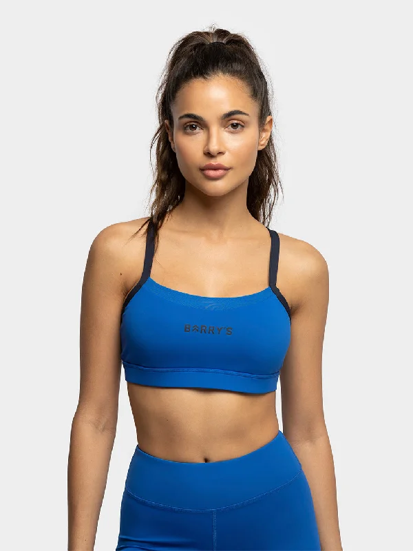 BARRY'S COBALT/INK BLUE AGILITY BRA Minimalist Wireless Bra