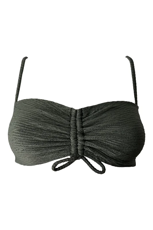 Bra Leyla in Tarragon Jacard Comfort Fit Bralette
