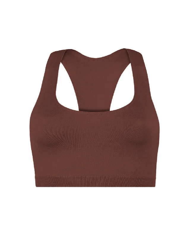 ELATED Bra Top | Maroon Cozy Sleep Bra