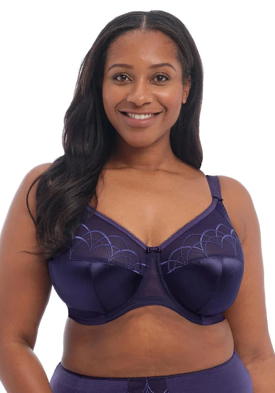 Elomi Cate Soft Full Cup Bra, Navy Light Padded Bra