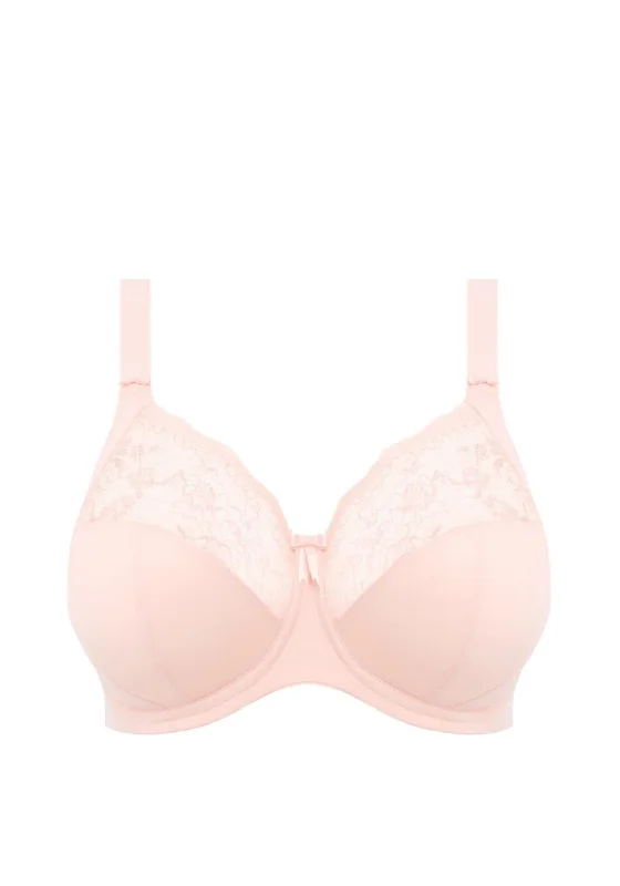 Elomi Morgan Stretch Banded Bra, Pink Supportive Wireless Bra