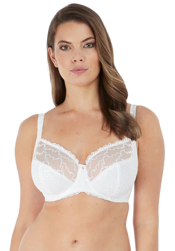 Fantasie Ana Side Support Bra, White Full Support Bra