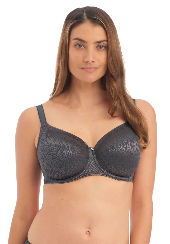 Fantasie Envisage Full Cup Side Support Bra, Slate Sexy Mesh Bralette